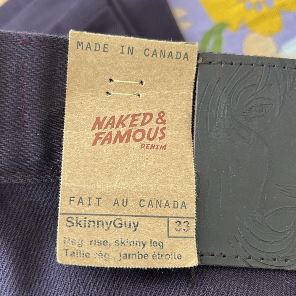 Naked & Famous Denim Black Slim Jeans - Picture 11 of 12